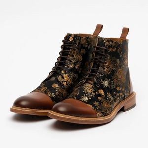 Men's Flat Martin Boots British Style Ankle Boots
